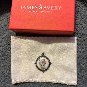 Retired New Framed ceramic prickly pear cactus charm